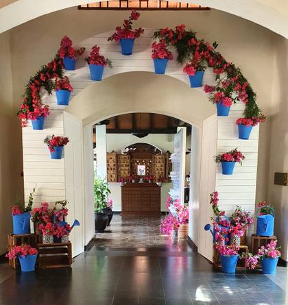 Gate / Entrance — Welcome Lunch decor — Alila Diwa Goa